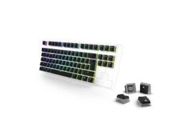 Hama Doubleshot PBT Keycap szett US/UK kiosztás, fekete (217894)