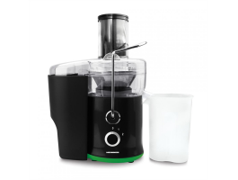 HEINNER HSF-600BK Gyümölcscentrifuga, 2 sebességfokozat, 0.5L-1.5L, 600W, Fekete