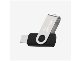 HIKSEMI Pendrive 32GB M200S "Rotary" U3 USB 3.0, Szürke-Fekete (HIKVISION)