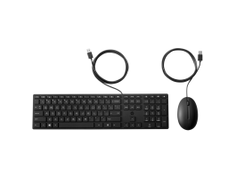HP vezetékes billentyűzet és egér 320MK - fekete (9SR36UT#AKC)