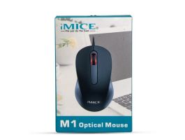 iMICE M9 Vezetékes optikai egér, Fekete