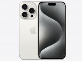 Apple iPhone 15 Pro 128GB (MTUW3SX/A) Fehér Titán