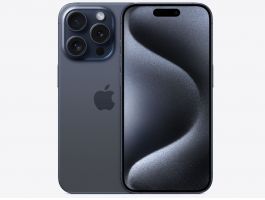 Apple iPhone 15 Pro 128GB (MTV03SX/A) Kék Titán