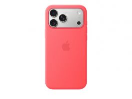 Apple iPhone 17 Pro Max Silicone Case with MagSafe – Bright Guava (MHW64ZM/A)