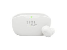 JBL Wave Buds 2 Bluetooth fülhallgató, aktív zajszűrő, mélyhang kiemelés,  IP 54 por és vízálló, 4  mikrofon, fehér