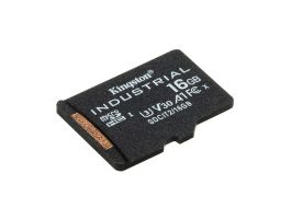 KINGSTON Memóriakártya MicroSDHC 16GB Industrial C10 A1 pSLC Adapter nélkül