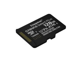 KINGSTON Memóriakártya MicroSDXC 128GB Canvas Select Plus Gen3 150R A1 Adaprer nélkül