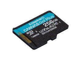 KINGSTON Memóriakártya MicroSDXC 256GB Canvas Go Plus Gen4 200R A2 U3 V30 Adapter nélkül