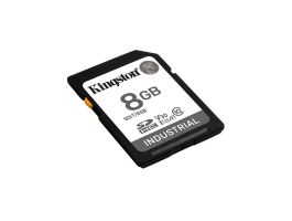 KINGSTON Memóriakártya SDHC 8GB Industrial C10 UHS-I U3 V30 A1 pSLC (SDIT/8GB)