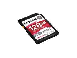 KINGSTON Memóriakártya SDXC 128GB Canvas React Plus UHS-II 280R/100W U3 V60 (SDR2V6/128GB)