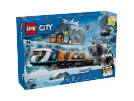 LEGO City Felfedezők sarkvidéki expresszvonata, játék járműves szett (60470)