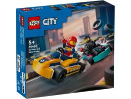 LEGO City Gokartok és versenypilóták játékkészlet 60400