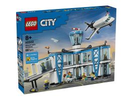 LEGO City Repülőtér egy repülőgéppel – Játékrepülőtér-készlet 60502