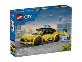 LEGO City Sárga taxi – Modellautókészlet 2 minifigurával (60487)