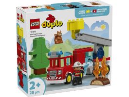 LEGO DUPLO Városi kalandok Tűzoltóautó tömlővel és tűzoltóval 10473