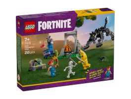 LEGO Fortnite Peely és Sparkplug táborhelye, videójátékon alapuló építőszett (77075)