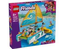 LEGO Friends Hajós kirándulás és kaland, építőkészlet és történetmesélős játék 42664