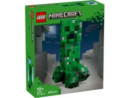 LEGO Minecraft A Creeper, videójátékon alapuló dekoráció, és akciófigurát rejtő építőjáték (21276)