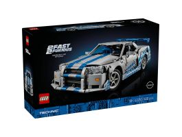 LEGO Technic 2 Fast 2 Furious Nissan Skyline GT-R (R34) autómodellszett (42210)