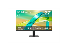 LG IPS 144Hz monitor 27" 27U411B, 1920x1080, 16:9, 250cd/m2, 1ms, HDMI/D-SUB (27U411B-B.AEU)