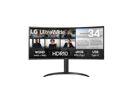 LG UltraWide 34WR55QK UWQHD 100Hz-es VA ívelt monitor (34WR55QK-B.AEU)