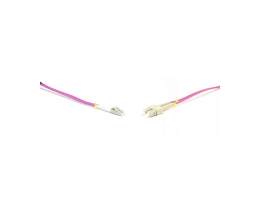 LINKEASY Duplex patch kábel  2 x SC/UPC + 2 x LC/UPC csatlakozóval, 3mm duplex core 50/125 OM4 LSZH, 1 m (FPC-LCU-SCU-OM4-1M-D)