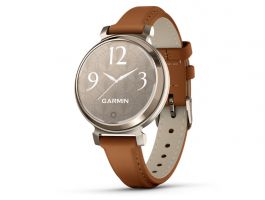 GARMIN Lily 2 Classic okosóra krémarany, barna bőr szíjjal (507081)