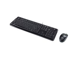 LOGITECH Billentyűzet + egér - MK120 Vezetékes Combo USB, DE (920-002540)