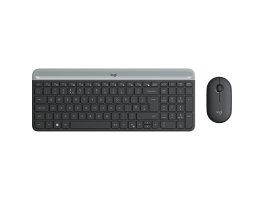 LOGITECH Billentyűzet + egér - MK470 Slim Vezeték Nélküli Combo US (920-009204)