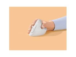 LOGITECH Egér - LIFT Vertical Ergonomic Bluetooth Optikai, Piszkosfehér (910-006475)