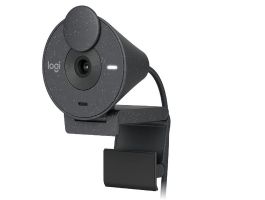 LOGITECH Webkamera - BRIO 300 HD 1080p Mikrofon USB-C, Grafitszürke (960-001436)