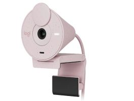 LOGITECH Webkamera - BRIO 300 HD 1080p Mikrofon USB-C, Rózsaszín (960-001448)
