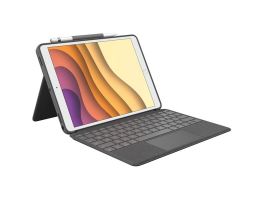 LOGITECH Billentyűzet - Combo Touch for iPad Pro 13" M4, Grafitszürke DE (920-012665)