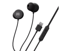 MAXELL Fülhallgató, IN-BAX, fekete, USB-C (348594)