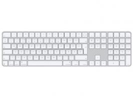 Apple Magic Keyboard Touch ID-val és számbillentyűzettel 2024 - magyar kiosztás (MXK73MG/A) fehér