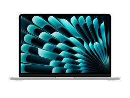 Apple MacBook Air 13.6" (2024) - M3 8C-CPU/8C-GPU, 8GB/256GB (MRXQ3MG/A) Ezüst