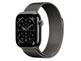 Apple Watch Series 11 GPS + Cellular 42mm Slate Titanium Case with Slate Milanese Loop (MF8U4MP/A)
