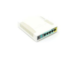 MIKROTIK Router - RB951UI-2ND - 5x100MbitLAN, 1USB, 2,4GHz, PoE-out, RouterOS L4, (hAP)