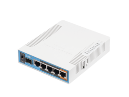 MIKROTIK Router 5GbitLAN, 1SFP, 1USB, PoE-out, AC1750, 450Mbps/1300Mbps, RouterOS L4, (hAP ac) (RB962UIGS-5HACT2HNT)