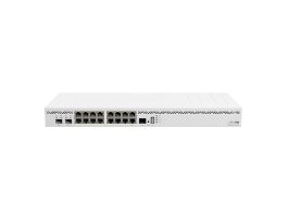 MIKROTIK Vezetékes Cloud Core Router 16x1000Mbps + 2x10Gbit SFP+, Fémházas, Rackes - CCR2004-16G-2S+