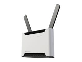 MIKROTIK Wireless Router DualBand, 5x1000Mbps, Chateau PRO ax, WiFi6, Asztali - H53UiG-5HaxQ2HaxQ