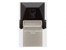 KINGSTON Pendrive 32GB, DT MicroDuo, USB 3.0 micro USB OTG fekete