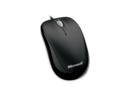 Microsoft Vezetékes Egér Notebook Compact OEM Optikai USB (4HH-00002) Fekete