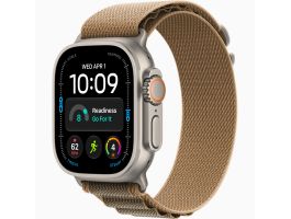 Apple Watch Ultra 4 GPS + Cellular 49mm Natural Titanium Case with Desert Alpine Loop - S (MJAE4QH/A)
