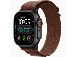 Apple Watch Ultra 4 GPS + Cellular 49mm Black Titanium Case with Burgundy Alpine Loop - S (MJC04QH/A)