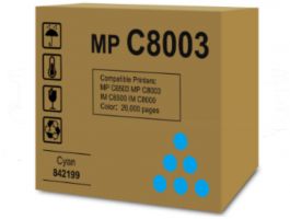 Ricoh MPC8003 Toner (842195) ciánkék