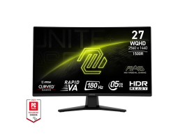 MSI MAG 274CQF 27" WQHD Rapid VA Ívelt GAMING Monitor (9S6-3CE31T-007)