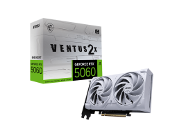 MSI Videókártya PCI-Ex16x nVIDIA RTX 5060 VENTUS 2X 8GB DDR7 OC WHITE (RTX 5060 8G VENTUS 2X OC WHITE)