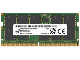 Crucial Micron DDR5 module 16GB SO-DIMM 262-pin 5600 MHz / PC5-44800 CL46 ECC (MTC10C1084S1TC56BR)