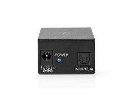 Nedis ASPL2512BK digitális audio splitter, TosLink be - 2x TosLink kimenet